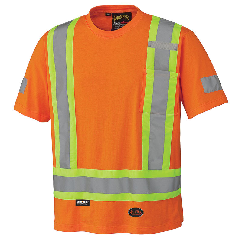 Hi-Vis 100% Cotton Safety T-Shirt | CSA, Class 1 | Safety Supplies Canada