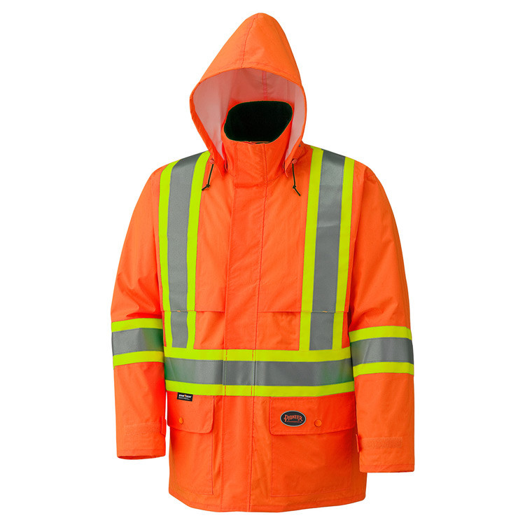 Hi-Vis Lightweight Waterproof Safety Jacket | CSA, Class 2 | Safety ...