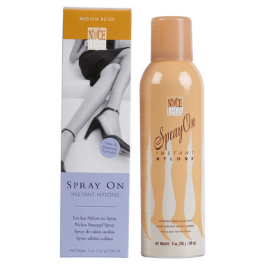 Nyce Legs Spray On Instant Nylons -medium beige in box