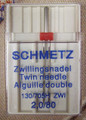 Schmetz Twin Needle Size 2mm/80