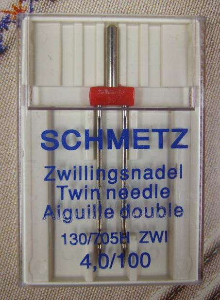 Aiguille double stretch SCHMETZ 4mm