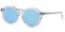 C1 Crystal Blue w/ Flat Blue Mirrored Lenses