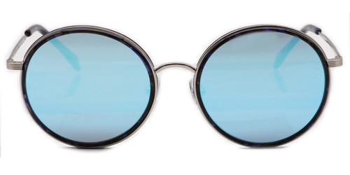 C1 Sapphire w/ Flat Blue Mirrored Lenses