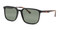 Matted Black with Tortoise Temples and G15 Green Polarized Lenses (C1)