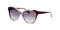 C2 Maroon and Crystal Clear  w/ Gray Gradient CR39 Lenses 