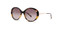 Dark Tortoise Marble w/ Yellow Strips and Gold Temple  w/ Brown Gradient Polarized Lenses (C2)