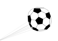 Soccer Ball - 27" Black/White