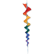 David Ti - Large Fusilli - Rainbow Spinning Windsock 