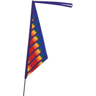 SoundWinds Sail Bike Flag - Rainbow / Bike Banner / Picture Pretty Kites