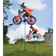 20" Lawn Spinner - Witch on a Bike
