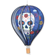 22 in. Hot Air Balloon - Day of the Dead (Blue)