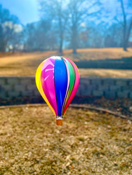 Hot Air Balloon - 11" Rainbow