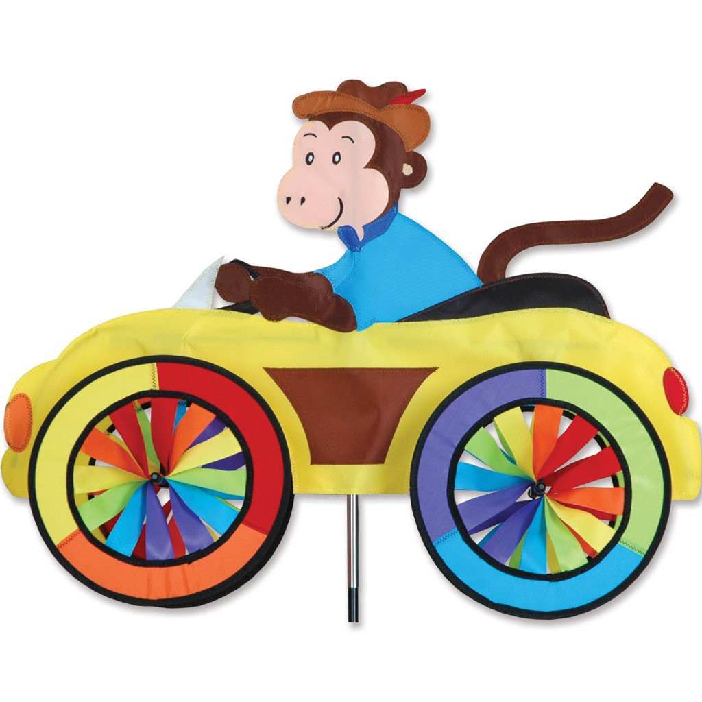 Car Lawn Spinner - Monkey - Picture Pretty Kites