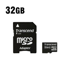 32GB Micro SD Card with SD Card Adapter