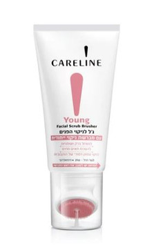 Careline Young Facial Scrub W/ Brush 150ml