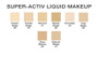 super activ liquid foundation color chart