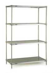 Solid Shelf 24" x 30" Stainless Steel Unit