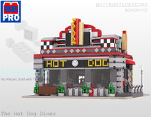 Hot Dog Diner PDF Lego Instructions