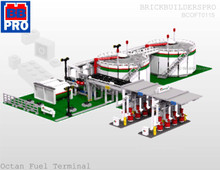 Octan Fuel Terminal Train Dock Layout PDF Lego Instructions