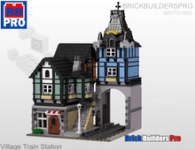 Village Train Station PDF Lego Instructions
