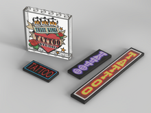 Tattoo Shop MOC store front pieces