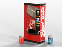 Vending Machine, Classic, Red