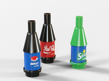 Drink Soda Bottles (minifigure scale "2 liter")