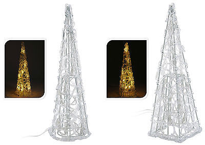 white light up christmas tree