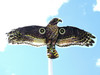 Realistic Hawk the plastic material flaps in the wind creating a double sensory attack of visual and sound