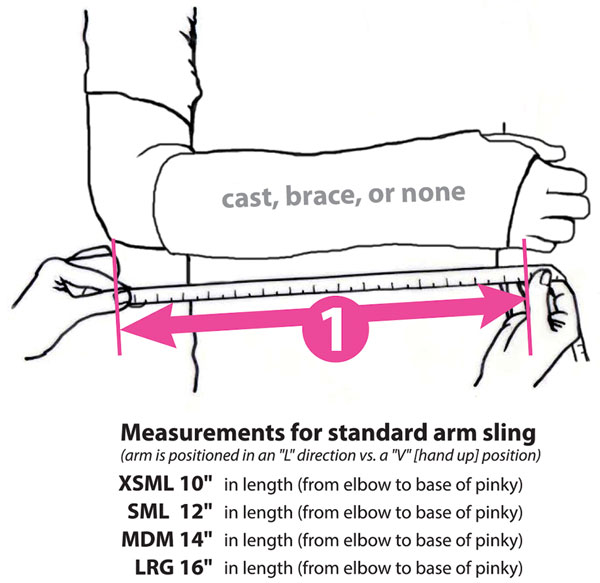Fashionable and Functional Arm Slings in Made in the USA Fabric