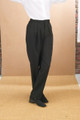 Ladies Pleated Dress Pant - Black