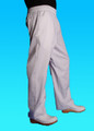 White Basic Baggy Chefs Pant