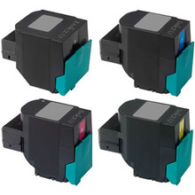 Buy Lexmark C544KCYM Remanufactured Toner Cartridges Combo Pack for Lexmark C544 and X544 Printers