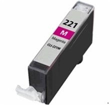 Canon CLI-221M Compatible Magenta Printer Ink Cartridge for select Canon PIXMA Printers