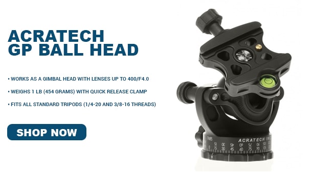 Tripod Ball Heads, Lightweight Travel Photography Gear - Acratech