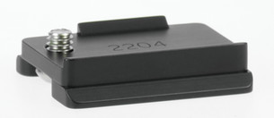 Camera quick release plate for Fuji XT-20. A camera specific, Arca Swiss compatible plate.