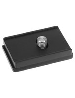 Camera specific plate for Hasselblads with a 3/8" - 16 mounting screw hole. This design prevents your camera from rotating while your camera is mounted on your ballhead. 