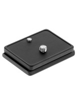 Camera specific plate for the Olympus E-1. The pin prevents unnecessary twisting while your camera is mounted on your tripod head.