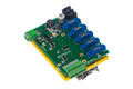 DCSWC: DC Switch Controller, 5 module motherboard, 8 analog inputs