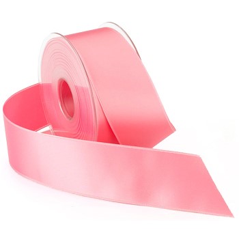 Double Sided Satin Ribbons - Light Pink (25mm x 91metres) 