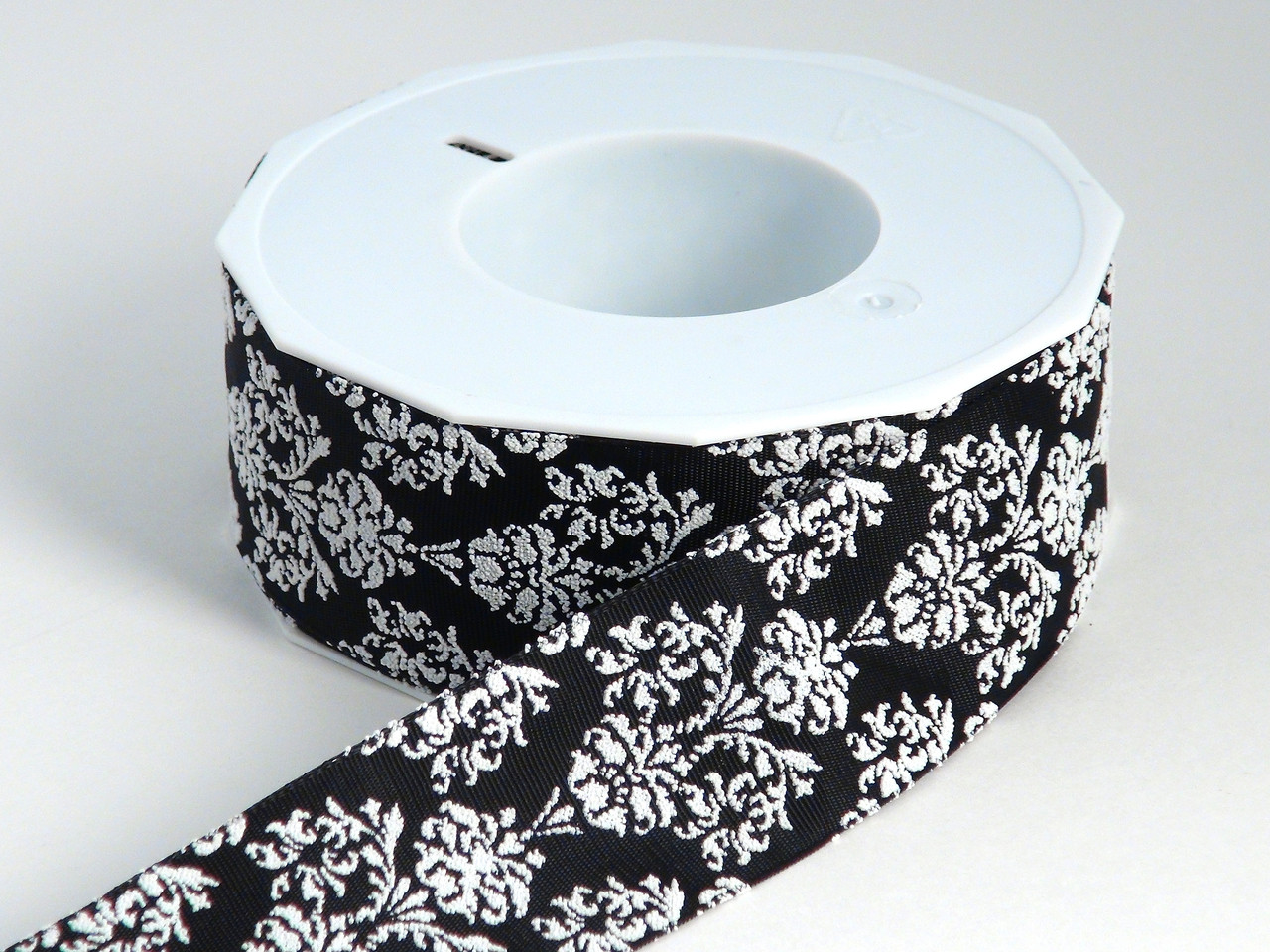 wide floral ribbon