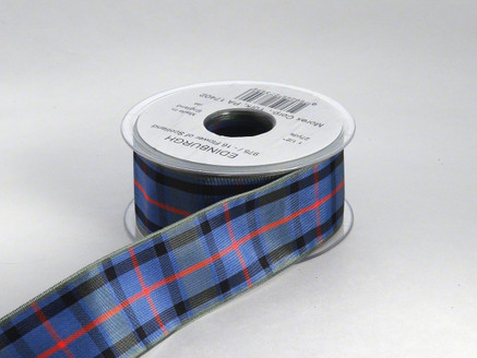 Authentic Flowers of Scotland Tartan Plaid Ribbon