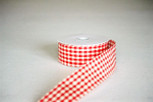 Wired County Red Gingham Ribbon | 1.5 Inches Wide | 10  or 25 Yards | 100% Polyester] 