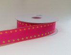  Wired Dot Delight Fuchsia | 1 1/2 inch wide | 50 yards