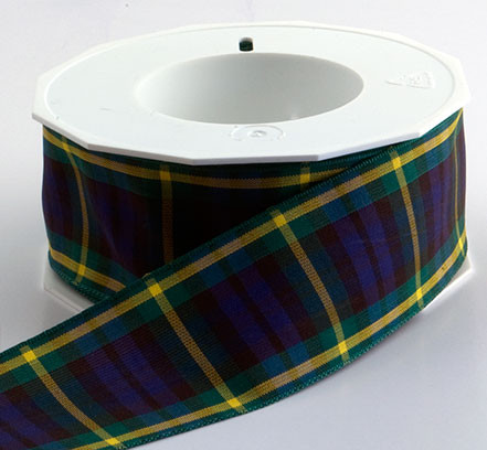Authentic Gordon Tartan Ribbon