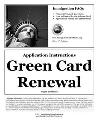 instructions green card renewal application