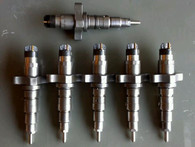 Dodge Cummins 5.9L 100 HP Performance 2004.5 - 2007.5 Common Rail Diesel Injector SET of 6 Reman 609 432 1070