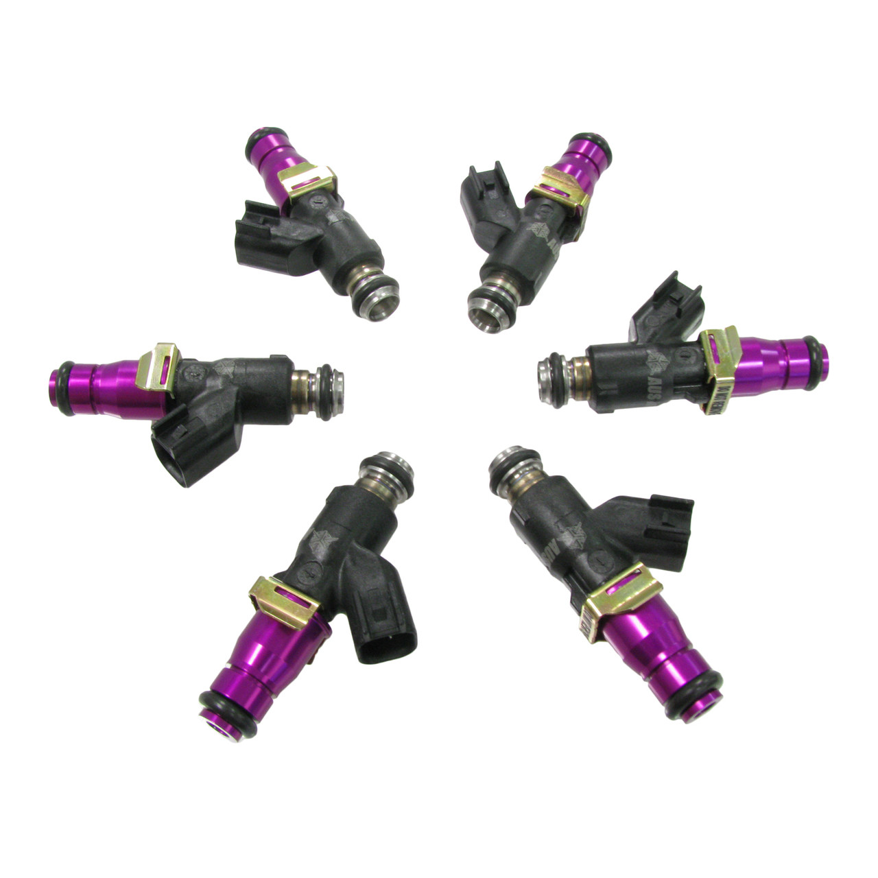 Set of 6 Racing Performance Fuel Injectors 1600 cc/min at 43 PSI