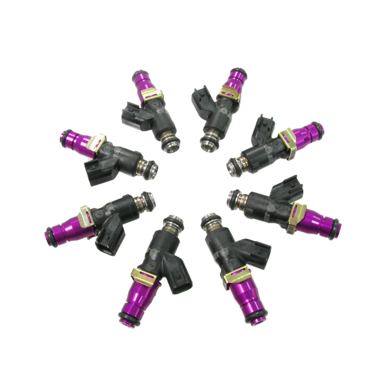 Set of 8 Racing Performance Fuel Injectors 275 cc/min at 43 PSI