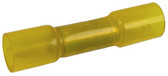 12 10 AWG Yellow Heat Shrink Butt Connectors Pack of 5
